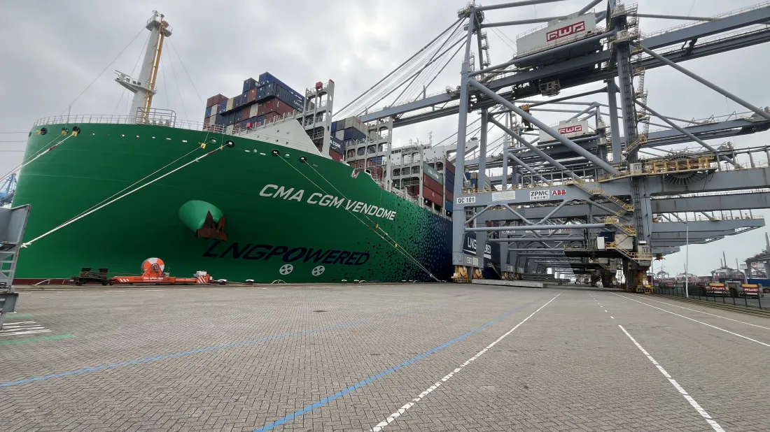 Maiden call CMA CGM Vendome | Rotterdam World Gateway